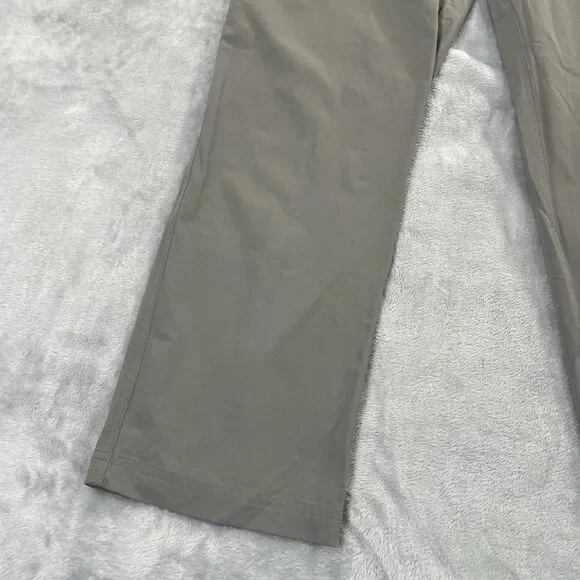 Eastern Mountain Sports Mens Pants Gray 32x32 Hiking Stretch Nylon Flat Front - Picture 3 of 16